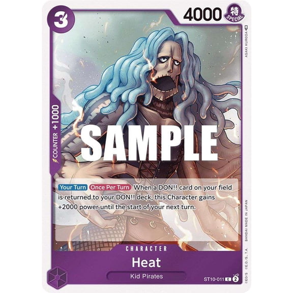 One Piece Ultra Deck: The Three Captains Common Heat ST10-011