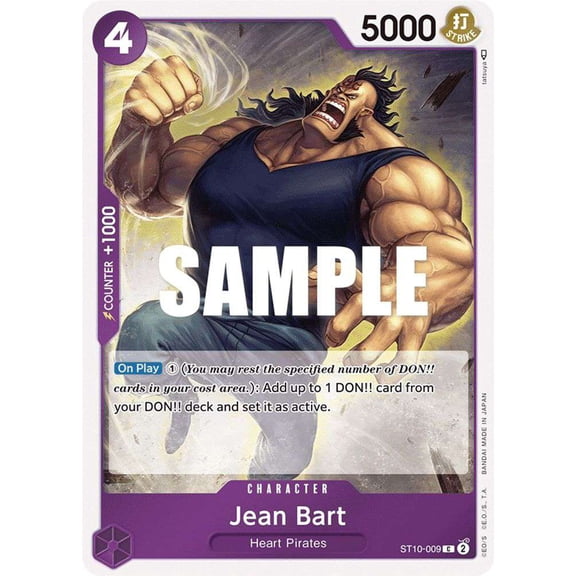 One Piece Ultra Deck: The Three Captains Common Jean Bart ST10-009