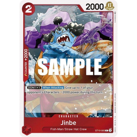 One Piece Ultra Deck: The Three Captains Common Jinbe ST10-005