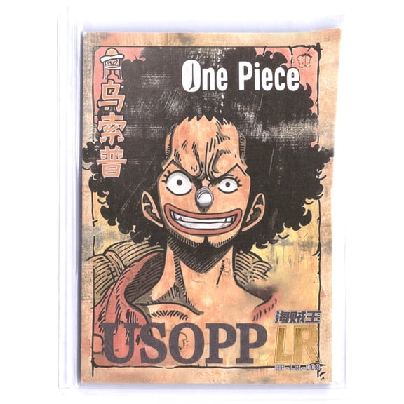 One Piece Usopp Gold Foil Trading Card Case Hit 2025 English