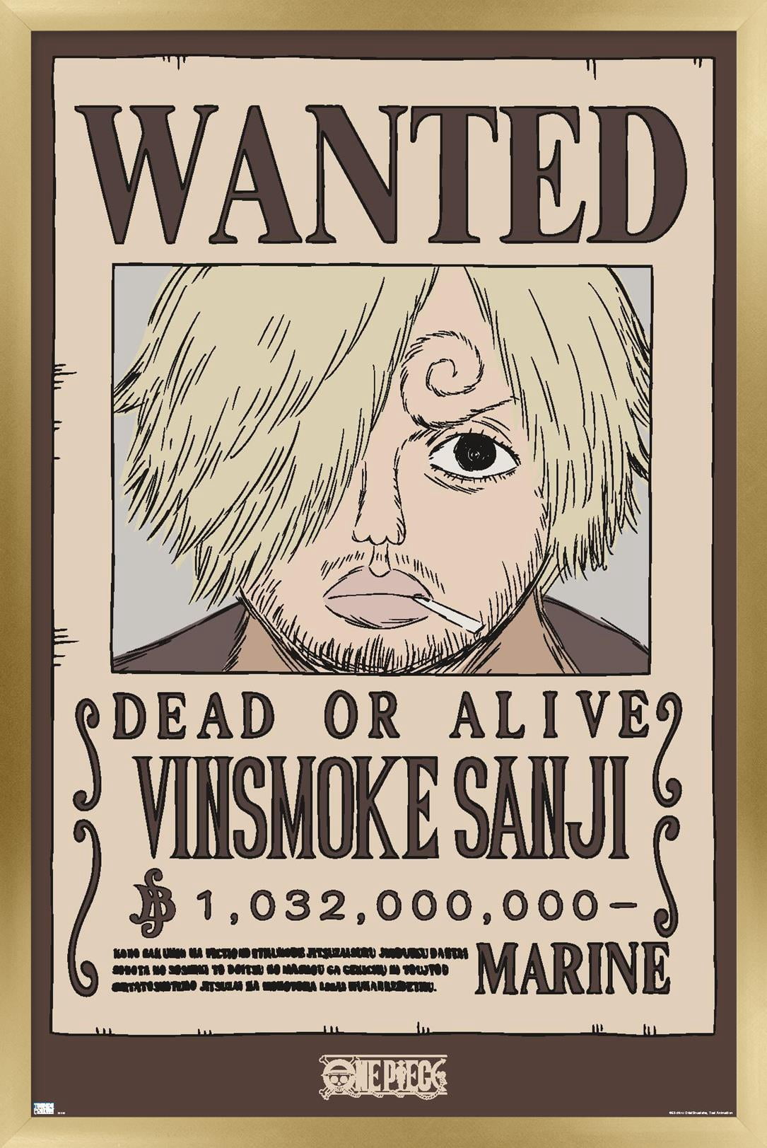 ワンピース サンジ WANTEDカード 7000 One-Piece-Vinsmoke-Sanji-