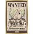 thumbnail image 1 of One Piece - Vinsmoke Sanji Wanted Poster Wall Poster, 14.725" x 22.375" Framed, 1 of 4