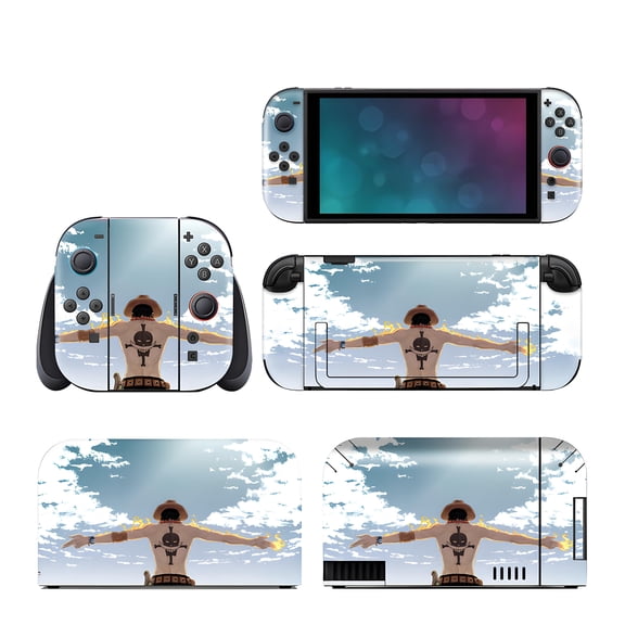 One Piece Vinyl Skin Compatible with Nintendo Switch 2 | Dockable Protective Cover | Vinyl Wrap Decal Cover | Easy Installation | Bubble-Free