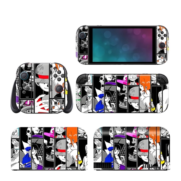 One Piece Vinyl Skin Compatible with Nintendo Switch 2 | Dockable Protective Cover | Vinyl Wrap Decal Cover | Easy Installation | Bubble-Free