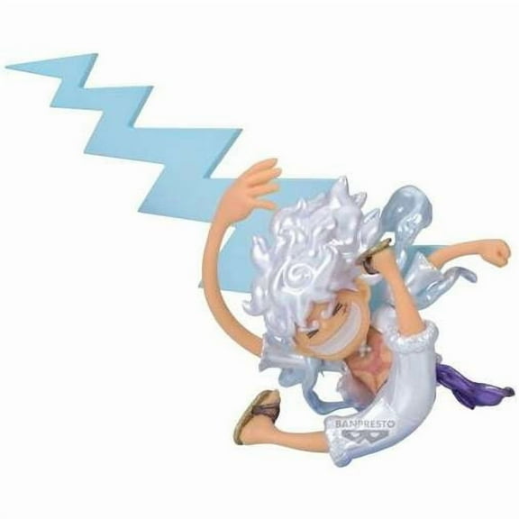 One Piece WCF Monkey D. Luffy Gear 5 Monkey D. Luffy Metallic Color Ver Mini Figure (02)