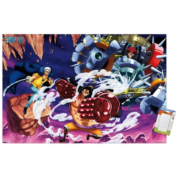 One Piece: Wano Country - Fighting Trio Wall Poster, 22.375" x 34"