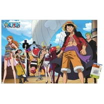 One Piece: Wano Country - Sailing Crew Wall Poster with Push Pins, 22.375" x 34"