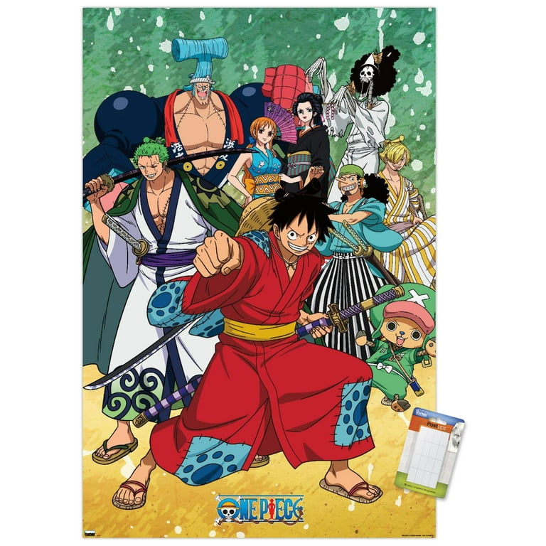 One Piece: Wano Country - Samurai Crew Wall Poster, 22.375