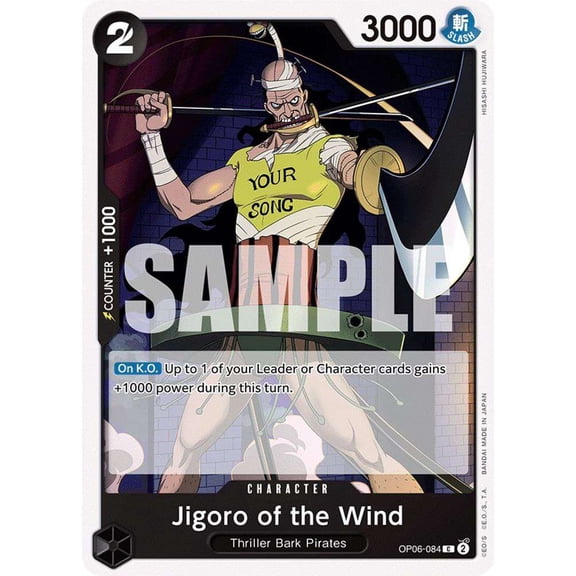 One Piece Wings of the Captain Common Jigoro of the Wind OP06-084
