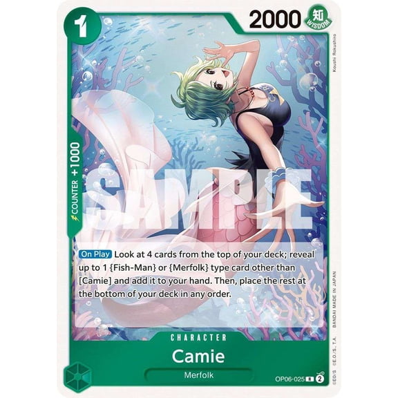 One Piece Wings of the Captain Rare Camie OP06-025