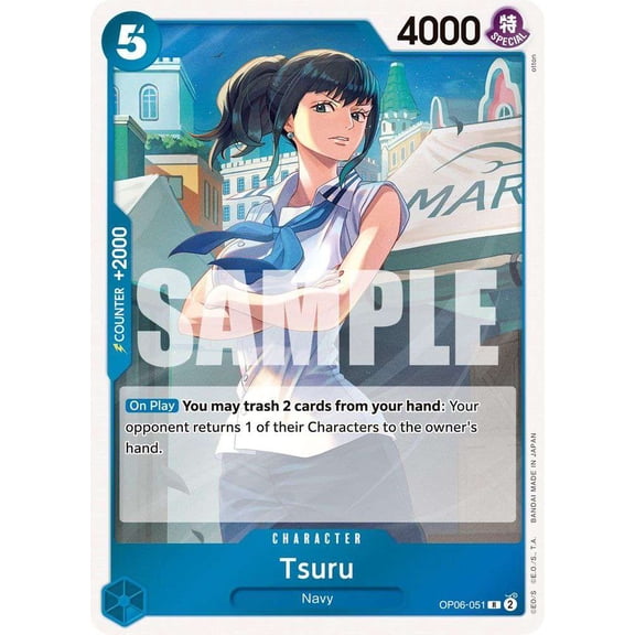 One Piece Wings of the Captain Rare Tsuru OP06-051