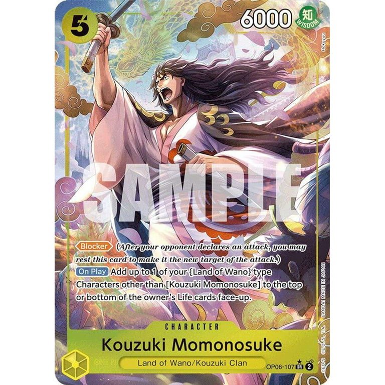 One Piece Wings of the Captain Super Rare Kouzuki Momonosuke
