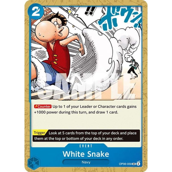 One Piece Wings of the Captain Uncommon White Snake OP06-059