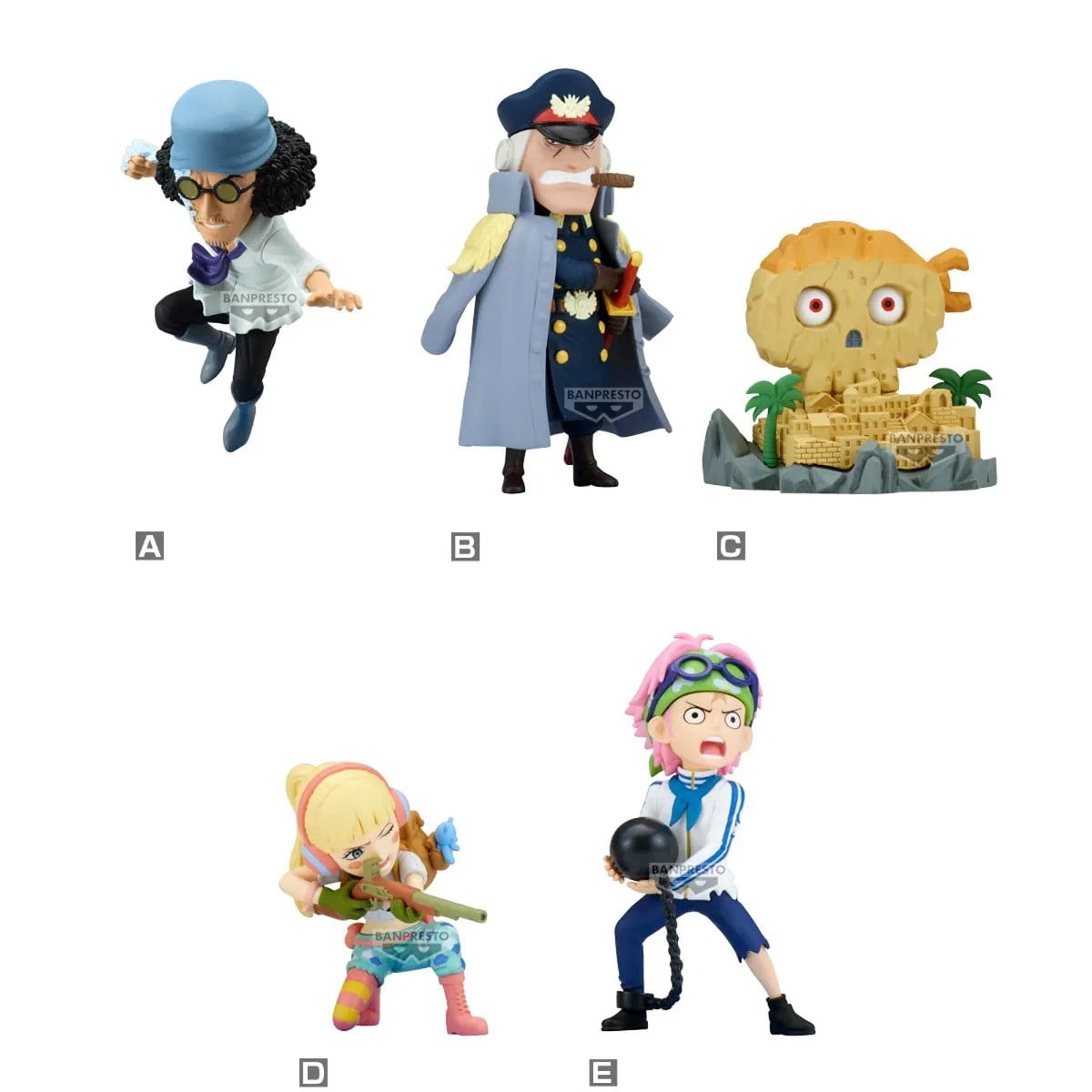 One Piece World Collectable Figure WCF Hachinosu 1 Box of 12 Mini Figures