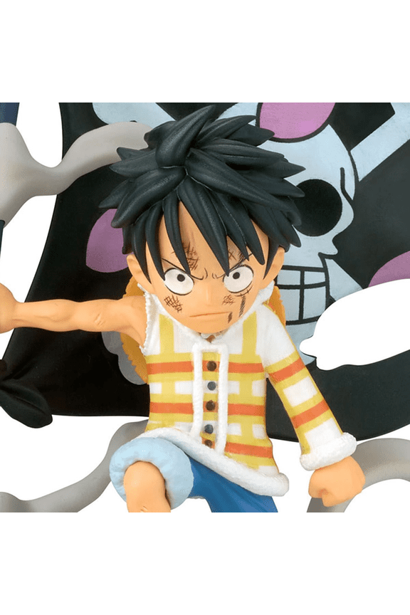 One Piece World Collectable Figure WCF Log Stories Monkey D. Luffy Collectible PVC Figure