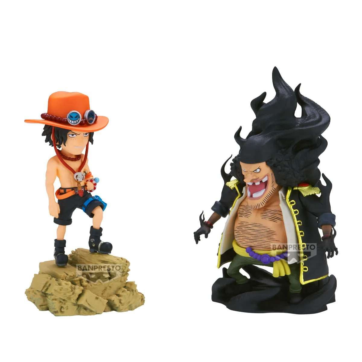 One Piece World Collectable Figure WCF Log Stories Portgas D. Ace vs Marshall D. Teach Collectible PVC Figure