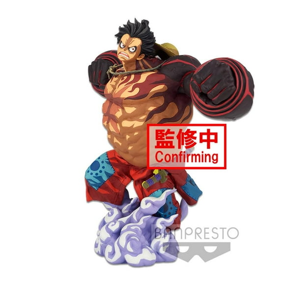 One Piece World Figure Colosseum 3: Super Master Stars Piece Gear 4 Luffy Collectible PVC Figure (Two Dimensions)