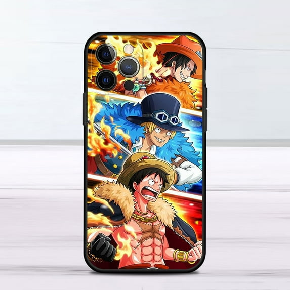 One Piece for iPhone 15plus Softness PC Case Cute Cool Anime Cartoon Character Design Fashion Funny Unique Fun Cover Shockproof Teens Cases for iPhone 15plus (Luffy)