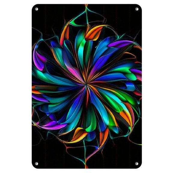 One Piece of Unframed Iron Wall Art Suitable for Bars, Pubs, Cafes, Kitchens, And Bathrooms, Featuring Retro Decor. Size: 20X30 Cm Or 8X12 Inches.