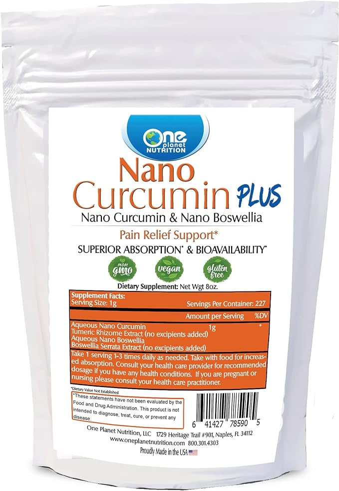 One Nutrition Nano Curcumin Plus Powder Advanced Formula of