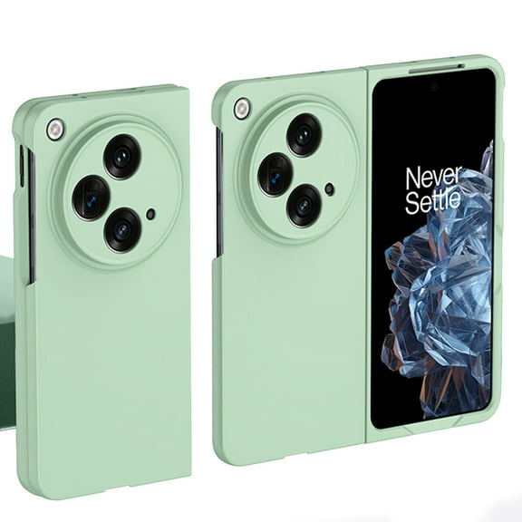 for One Plus Open Matte Liquid Silicone Hard [Lightweight] [Shockproof] [Drop-Proof] [Anti-Scratch] Full Body Rugged Slim Fit Protective Phone Case Cover for One Plus Open,Mint