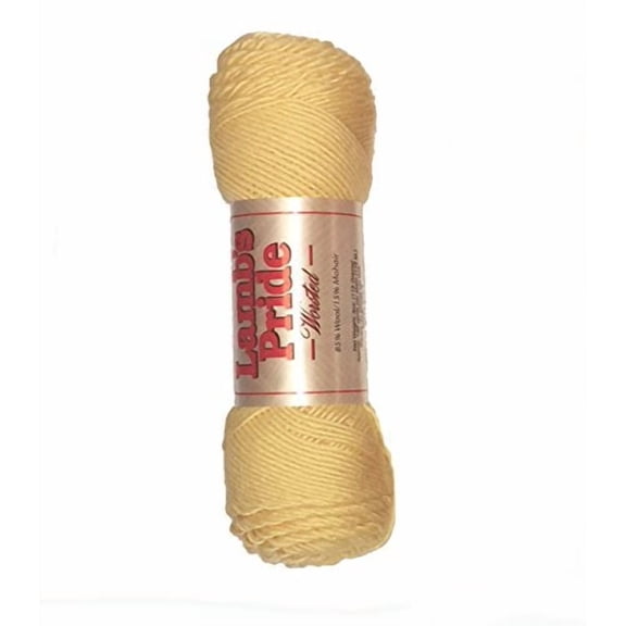 One Ply Wool/Mohair Yarn in Doll Hair Colors by Brown Sheep Co. (Lemon)