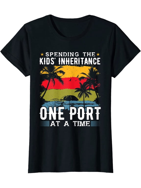 One Port at a Time Shirt Cruise Ship cruise t shirts Cruise T-Shirt for Women