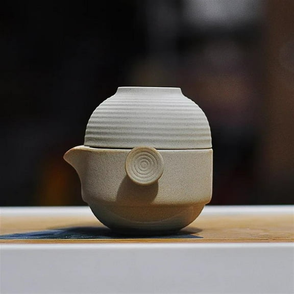 One Pot One Cup One Person Japanese Travel Portable Office Kungfu Tea Set Teapot Simple Rough Pottery Express Cup
