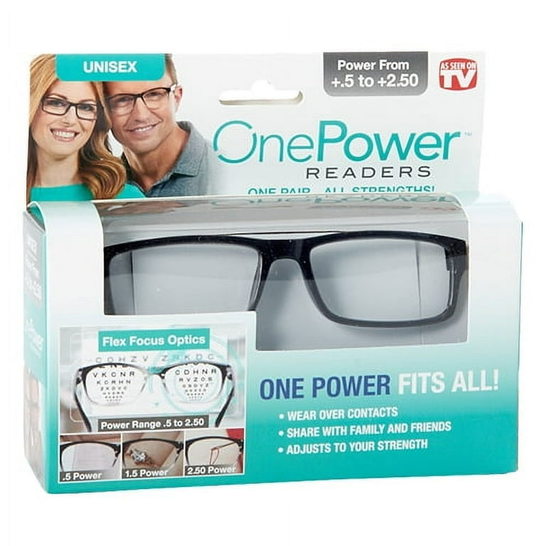 One Power Reading Glasses Automatically Adjusts to Different Strengths All in One Adjustable Glasses Walmart