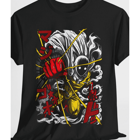 One Punch Man Anime Graphic Tee, Unisex Tee, Anime Shirt, Casual Wear, Saitama
