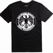 One Punch Man - Anti-Disaster Measures Hero Association Adult T-Shirt Large, Black