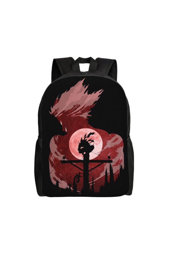 One Punch Man Backpack Casual Daypack Large Capacity Travel Work School Back Pack Novelty Book Bag Laptop Bag