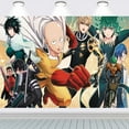 thumbnail image 1 of One Punch Man Birthday Banner Backdrop Background Taspestry Wall Decor Party Supplies Taspestry Post, 1 of 6