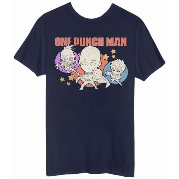 One Punch Man - Chibi Trio Adult T-Shirt