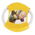 One Punch Man Dog Toys Flying Disc Rope Toy Chew Toys for Dogs Flying