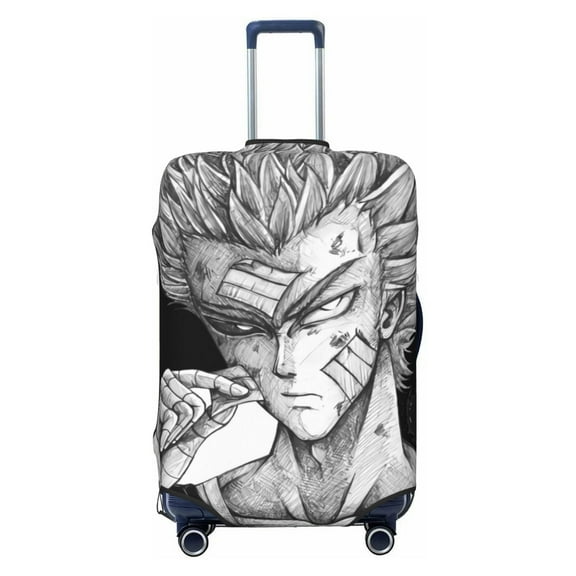 One Punch Man Garou Luggage Cover Approved Travel Suitcase Protector Elastic Washable Baggage Covers For 25-28 Inch Luggage