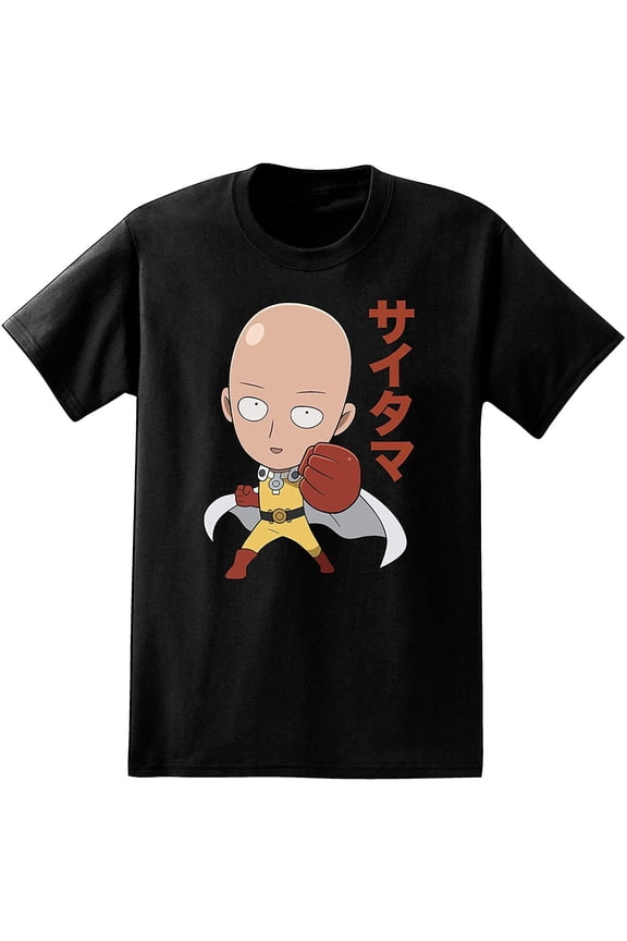 One-Punch Man Mens T-Shirt Mens Anime Shirt - Saitama Tee