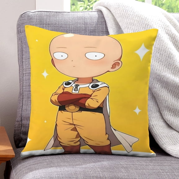 One Punch Man Pillow Cover Case Gifts Pillowcase Home Decorative Throw Cushion Birthday Present Fans Lover