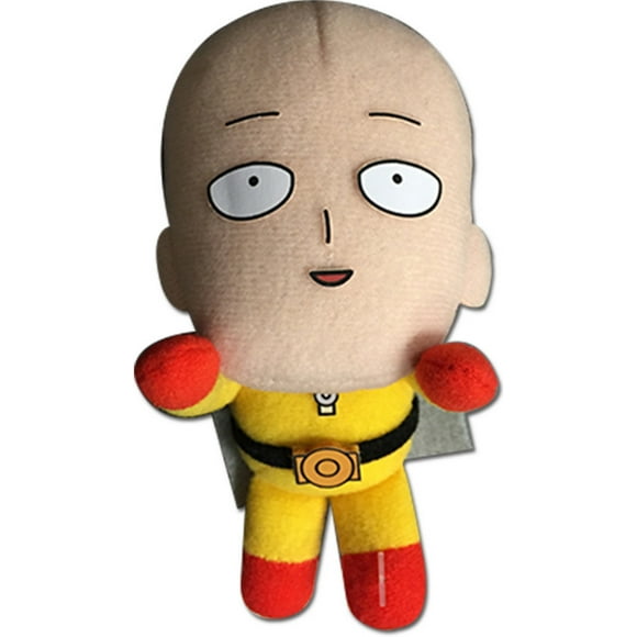 One Punch Man- Saitama Mini Lying Plush 4"H
