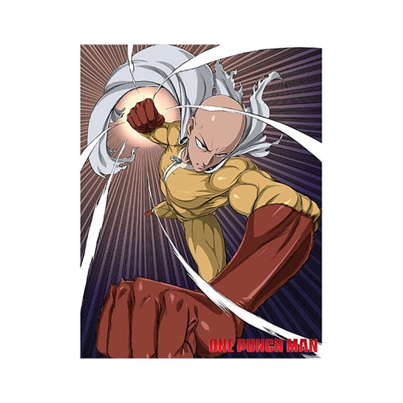 One Punch Man- Saitama Sublimation Throw Blanket