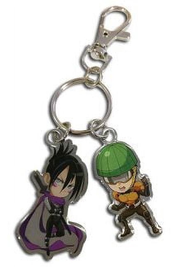 Key Chain - One-Punch Man - SD Chibi Sonic & Mumen Rider Metal ge37258