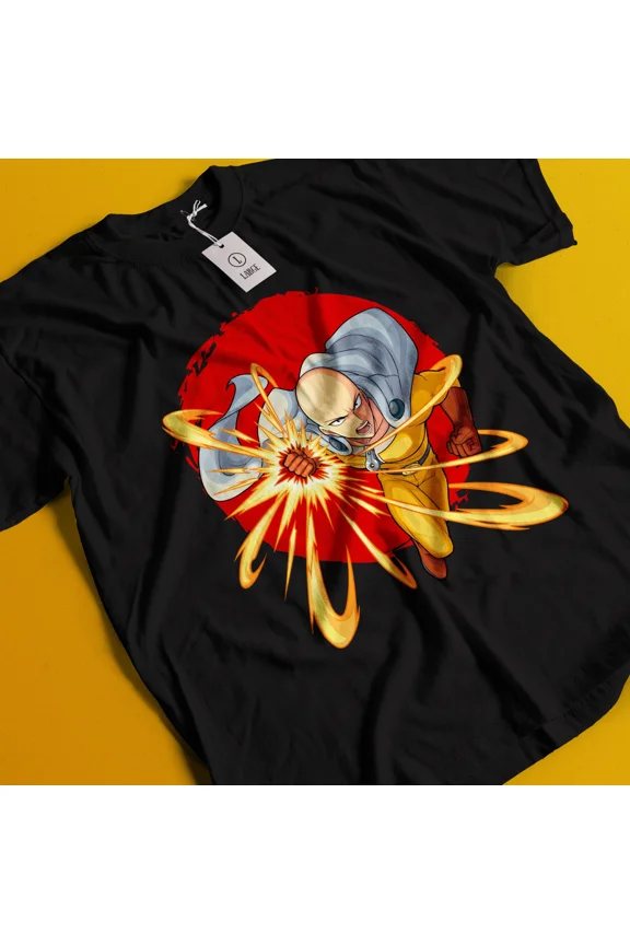One Punch Man T-Shirt Saitama Shirt Garou Tshirt Fubuki Genos Anime Manga OK Tee