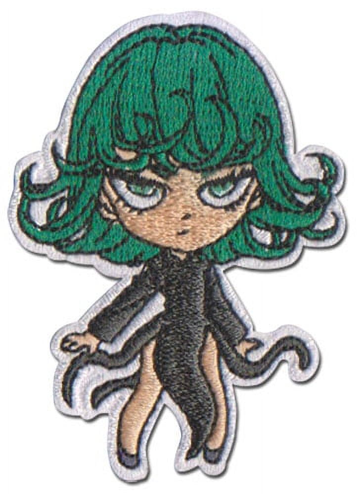 One-Punch Man Tornado Iron-On Patch - Officially Licensed, 2.5 Inch