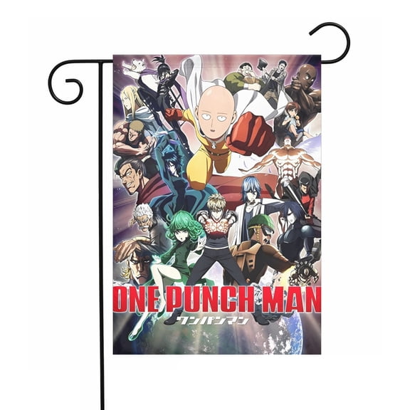 One Punch Man: Wanpanman garden flag perfect for outdoor decoration28"x40"