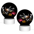 OnePunch Man anime round acrylic night light is suitable for rooms