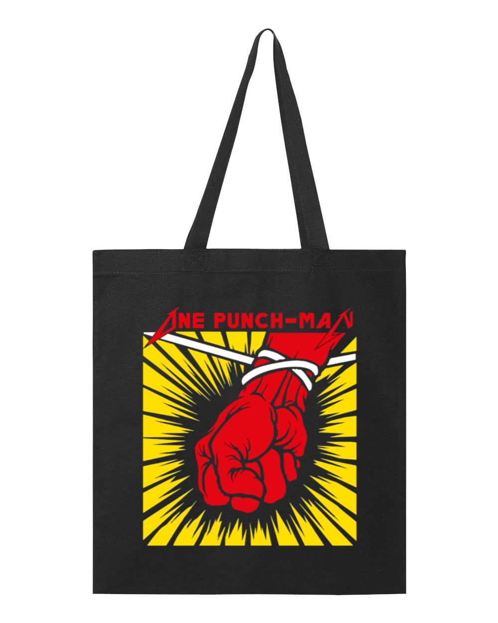 One Punch Rage Tote Bag with Saitama Anime Power and Serious Mood ...