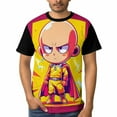 thumbnail image 1 of One Punch Superman Unisex T-Shirts Interesting Novelty Pattern Printed Short Sleeve Casual Graphics Tees Tops, 1 of 8