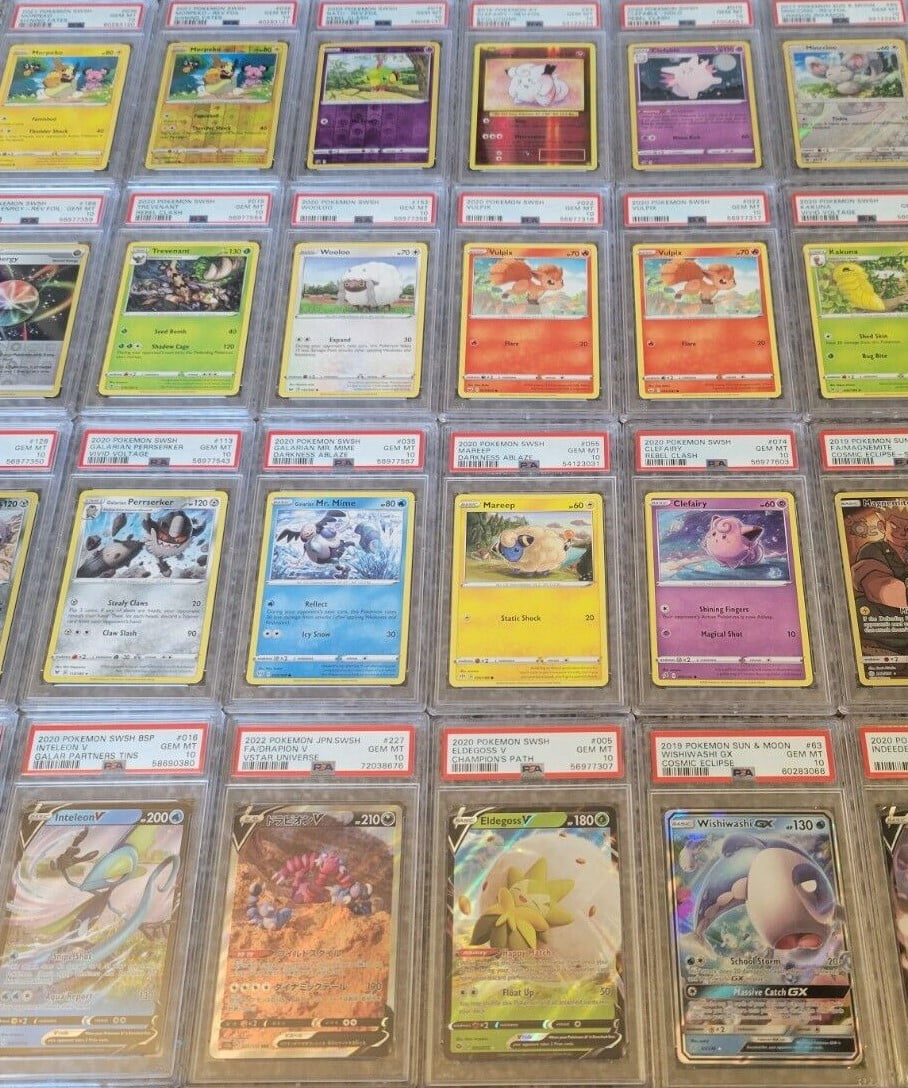 One Random PSA 10 Gem Mint Graded and Authenticated Encased Pokemon