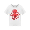 thumbnail image 1 of One Red Octopus T-Shirt Toddler -Image by Shutterstock,  3 Toddler, 1 of 2