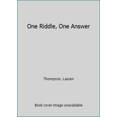 thumbnail image 1 of Pre-Owned One Riddle, One Answer (Paperback) 0590313371 9780590313377, 1 of 1